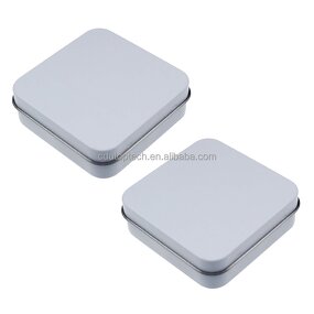 Metal Storage Tin Box Supplier - Free Sample 73mm73mm20mm Customize Hinged Mint Candy