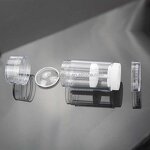 Salve Plastic Deodorant Tube Factory - 15ml-15g Round Twist up Black White Clear Empty