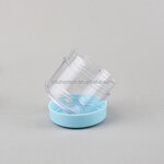Mini Cosmetic Container Supplier - Transparent Sample PS Clear 10g-20g Plastic Cream