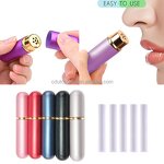 Aluminum Nasal Inhalers Factory - Empty Blank Tubes with Cotton Wicks for Essential Oils