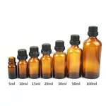 Essential Oil Bottle Manufacturer - Empty Amber Brown Glass 10ml-50ml with Tamper Proof