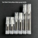 Travel Airless Spray Bottle Factory - 5ml-15ml Mini Plastic Airless Perfume Lotion Pump