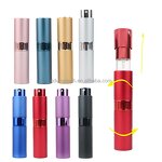 Travel Perfume Atomizer Supplier - 8ml Pocket Sized Aluminum Refillable Rotation Twist
