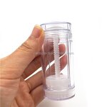 Deodorant Container Supplier - 50ml-75ml Round Clear Black AS Plastic Empty Stick