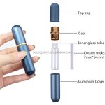 Essential Oil Inhaler Supplier - Metal Aromatherapy Blank with High Quality Wicks
