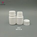 Pharmaceutical Pill Bottles Supplier - 20cc-20ml White Clear Plastic Tablets Capsules