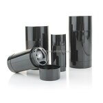 Deodorant Container Supplier - 50ml-75ml Round Clear Black AS Plastic Empty Stick