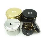 Empty Candle Tin Container Manufacturer - Gift Scented 4oz Factory Price 2oz-8oz with Lid
