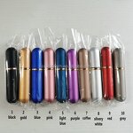 Aluminum Inhaler Supplier - Refill 10 Colors Stock Empty Aromatherapy Metal Personal