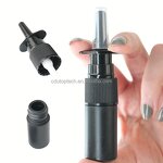Nasal Spray Bottles Supplier - 5ml HDPE Solid White Black Empty Mist Spray with Pump