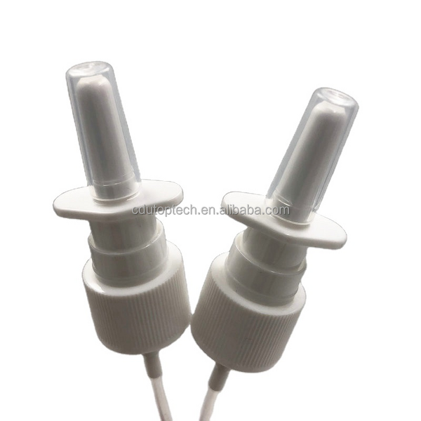 Nasal Spray Pump Supplier - 18/410 20/410 PP White Black Medical Plastic Nasal