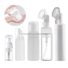 Facial Cleanser Foam Pump Factory - Wholesale 30ml-200ml PET White Transparent Foamer