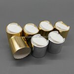 PP Aluminum Bottle Cap Factory - 18mm-28mm Gold Silver White Black Press Disc Top