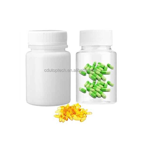 Medical Pill Bottles Manufacturer - 10ml-100ml White Clear Empty Plastic Vitamin Tablets