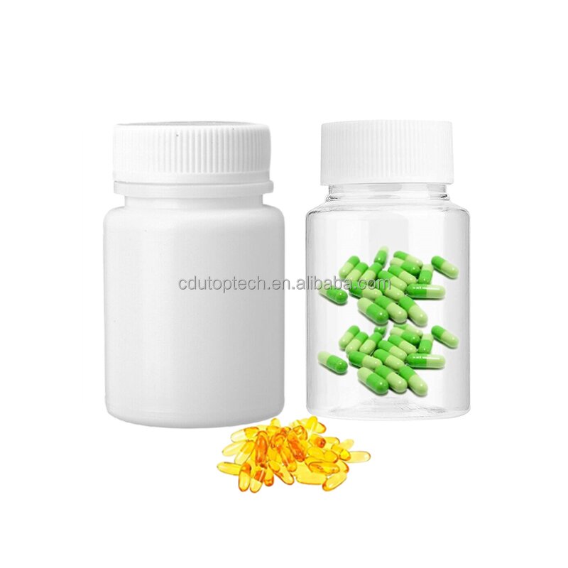 Medical Pill Bottles Manufacturer - 10ml-100ml White Clear Empty Plastic Vitamin Tablets