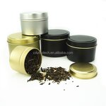 Gold Candle Jars Supplier - New Arrival Customized Diy 2oz Round Metal Tins Crafts