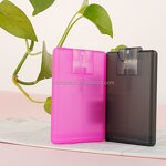 Card Shape Perfume Bottle Manufacturer - Portable 20ml Customized Colorful Blue Black