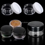 Mini Plastic Sample Container Manufacturer - Wholesale 2g-30g Clear Acrylic Nail Glitter