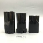 Deodorant Stick Container Supplier - 15ml-15g Plastic Empty Oval Flat Shape Twist up