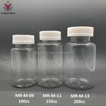 Pill Bottles Supplier - Capsule Pharmacy HDPE/PET Plastic 100ml-200ml Screen Printing