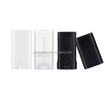 Solid Perfume Containers Manufacturer - Stock Black White Plastic DIY Oval Lipstick Tube