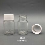 Pharmaceutical Pill Bottles Supplier - 20cc-20ml White Clear Plastic Tablets Capsules