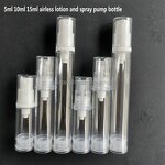 Travel Airless Spray Bottle Factory - 5ml-15ml Mini Plastic Airless Perfume Lotion Pump