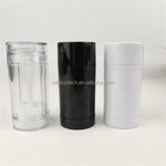 Antiperspirant Deodorant Container Factory - 75g-75ml 2.5oz Roll on Bottle Black White