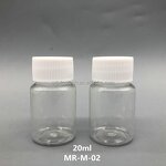 Pharmaceutical Pill Bottles Supplier - 20cc-20ml White Clear Plastic Tablets Capsules