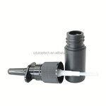 Nasal Spray Bottles Supplier - 5ml HDPE Solid White Black Empty Mist Spray with Pump