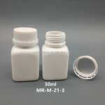 Plastic Pill Bottle Factory - 30cc-30ml HDPE White Tablets Capsules with Tamper Proof