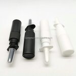 Nasal Spray Bottles Supplier - 5ml HDPE Solid White Black Empty Mist Spray with Pump