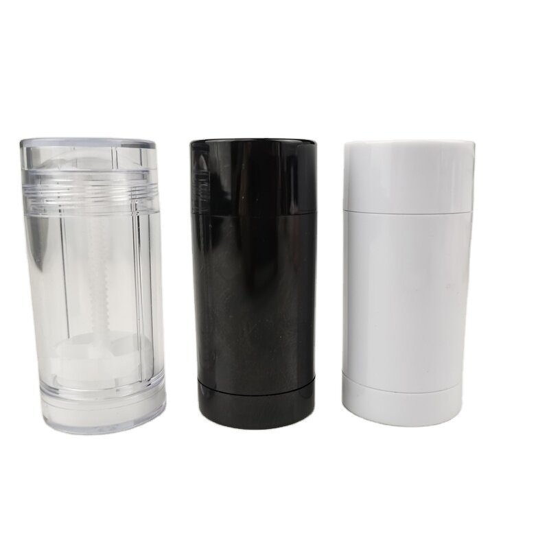 Plastic Gel Deodorant Container Factory - 30g-30ml Empty Round Twist up Cosmetic Tube