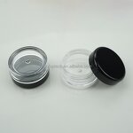 Mini Transparent Cosmetic Container Factory - 2g-10g Clear White Plastic Sample with Lids