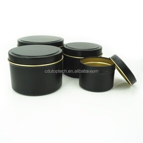 Empty Candle Tin Container Manufacturer - Gift Scented 4oz Factory Price 2oz-8oz with Lid