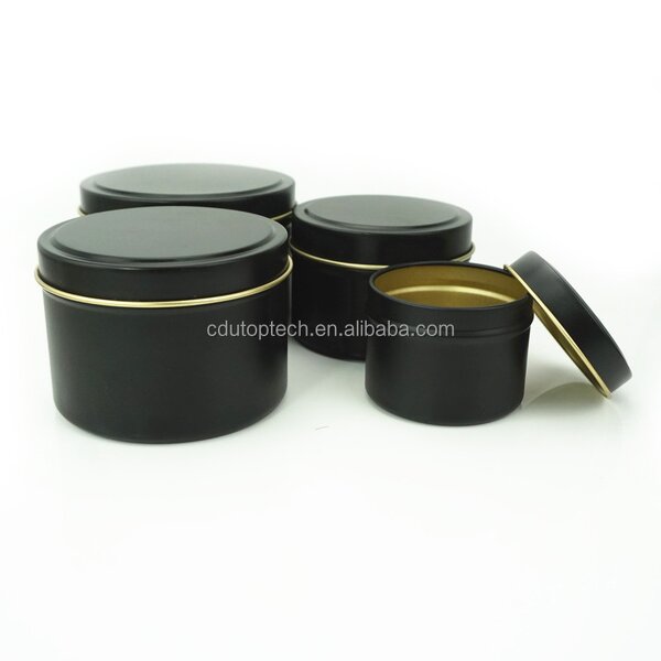 Empty Candle Tin Container Manufacturer - Gift Scented 4oz Factory Price 2oz-8oz with Lid