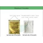 Gold Foot Detox Patch Supplier - USA UK Hotsale Health Care Bamboo with FREE Adhesive