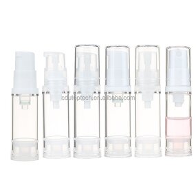 Mini Spray Bottle Manufacturer - 5ml-15ml AS Clear Plastic Mist Lotion Airless Pump