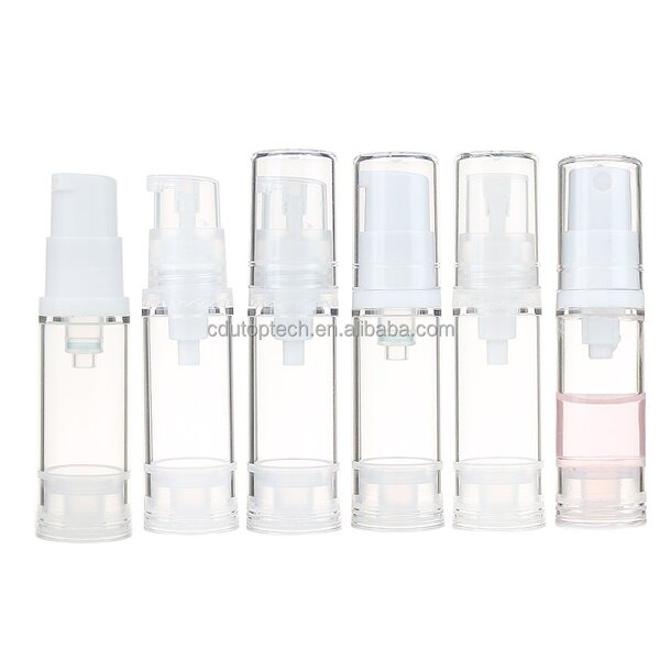 Mini Spray Bottle Manufacturer - 5ml-15ml AS Clear Plastic Mist Lotion Airless Pump