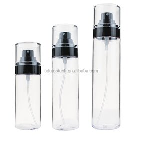 Mist Spray Bottle Supplier - Refillable PETG 80ml-120ml Clear Face Body Toner