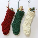 Ski Gloves Manufacturer - 18'/45CM Cable Knit Pattern Personalized Custom Christmas