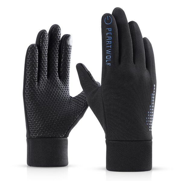 Winter Sport Bike Gloves Manufacturer - Customize Touchscreen Silicone Gel Gripping Fleece