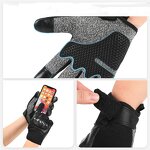 Fire Proof Hand Gloves Manufacturer - Heavy Duty Microfiber Leather Polyester With Touch