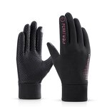 Winter Sport Bike Gloves Manufacturer - Customize Touchscreen Silicone Gel Gripping Fleece