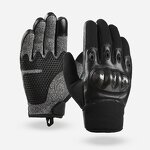 Fire Proof Hand Gloves Manufacturer - Heavy Duty Microfiber Leather Polyester With Touch