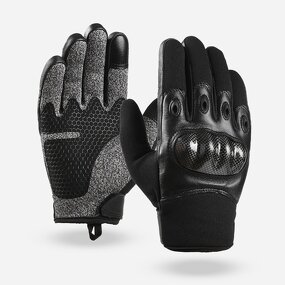 Fire Proof Hand Gloves Manufacturer - Heavy Duty Microfiber Leather Polyester With Touch