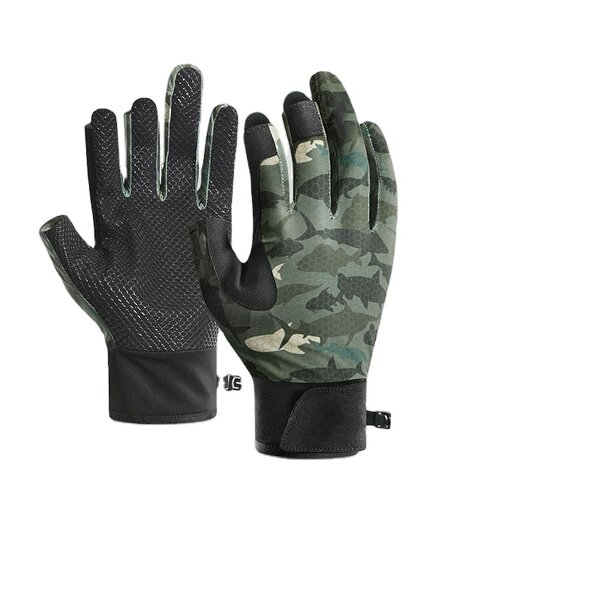 Outdoor Fishing Gloves Manufacturer - Custom Logo Fashion Water Proof Ice Finger Led Sport