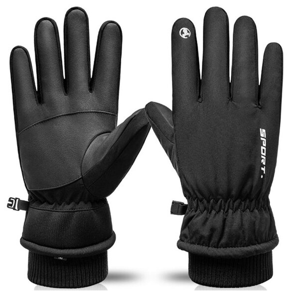 Thermal Ski Gloves Factory - Fleece Lining Waterproof Touchscreen for Winter Cycling Running