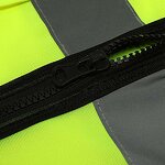 Safety Work Jacket Factory - Hi Vis 100% Polyester Reflective Construction Vest Custom