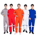 Coveralls Factory - 100% Cotton Safety Work Uniform for Mechanics Construction Repairman
